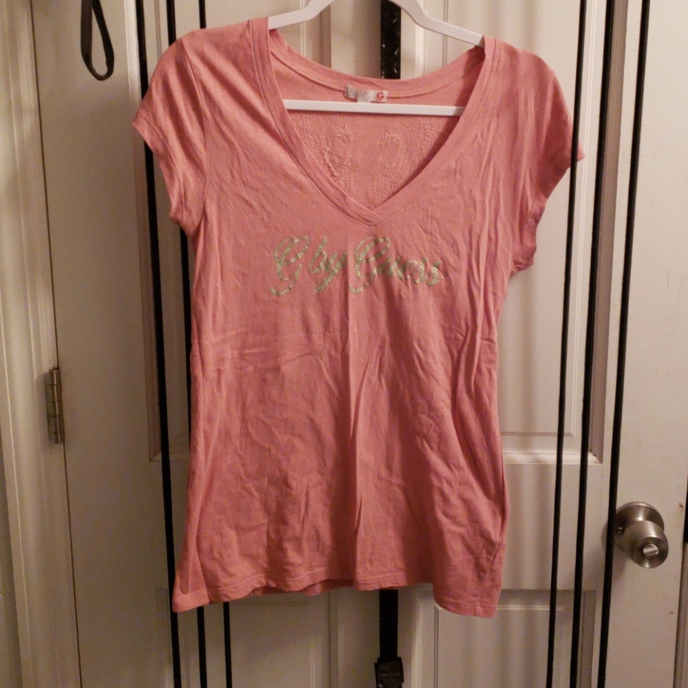 G By Guess V Neck Top